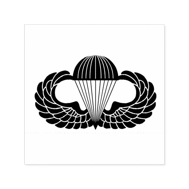 Parachutist badge self-inking stamp (Design)