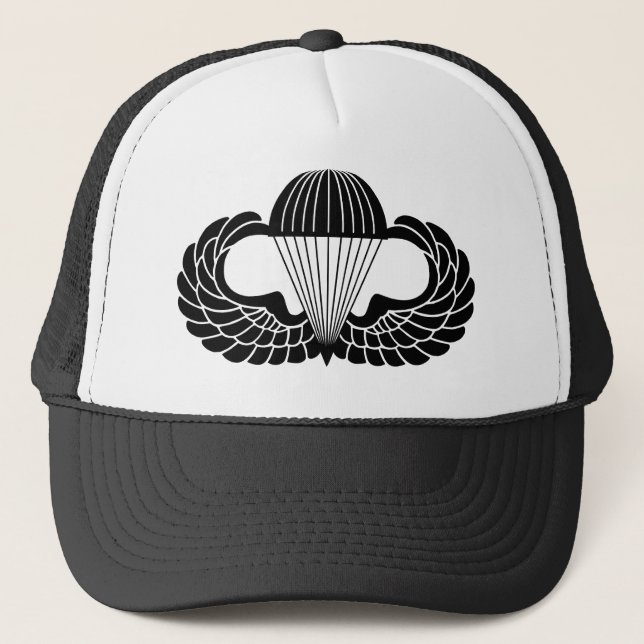 Parachutist badge trucker hat (Front)