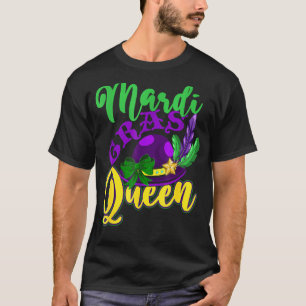 Parade Carnival Masquerade Women Queen Mardi Gras T-Shirt