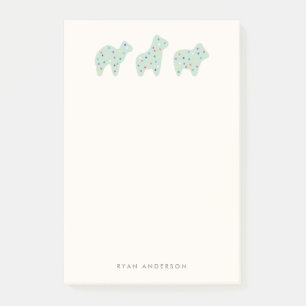 Parade de biscuits animaux Post-it pour enfants -