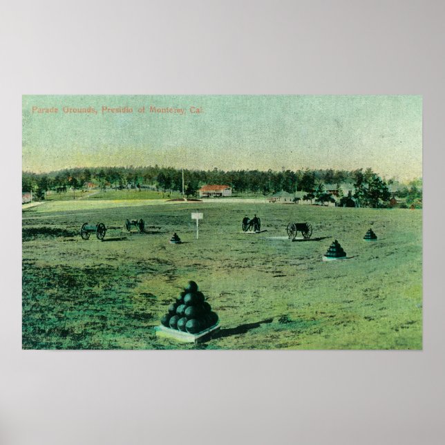 Parade Grounds View at the Presidio Poster (Front)