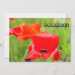 PARADE! Invitation Cards Event Announcements