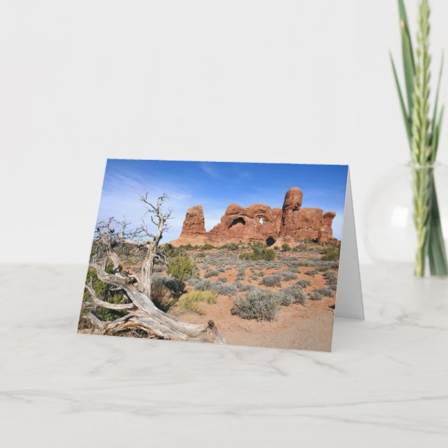 Parade of Elephants at Arches National Park Card (Front)