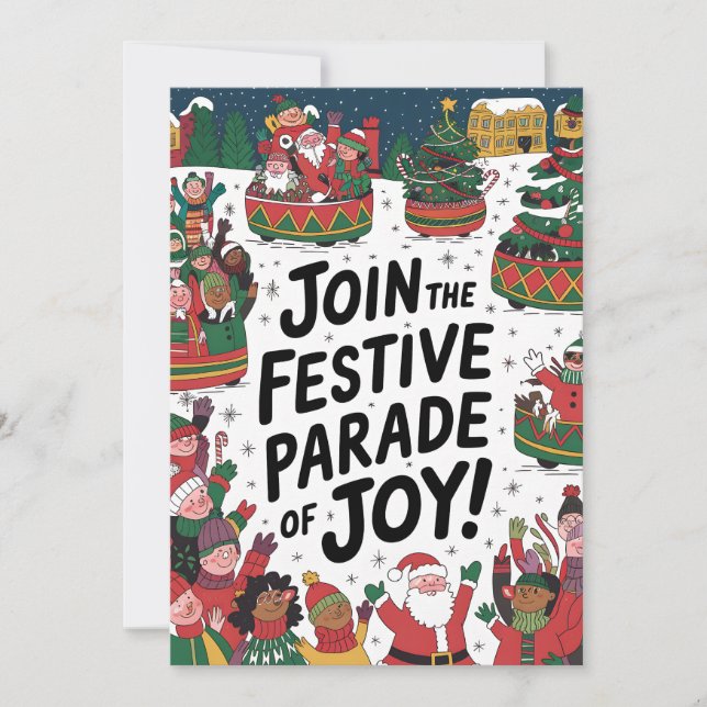Parade Of Joy - Christmas Card (Front)
