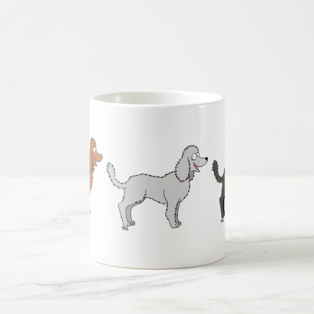 Parade of Poodles Mug (Center)