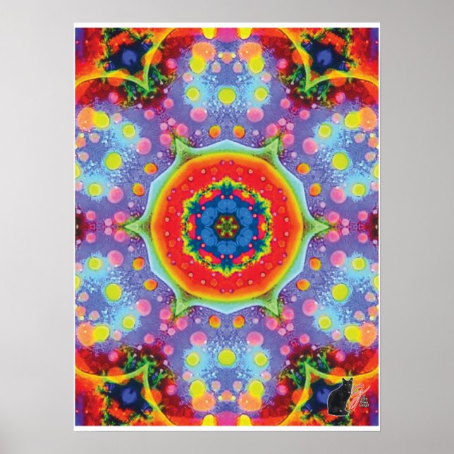 Paradigm Kinetic Collage Kaleidoscope Poster (Front)