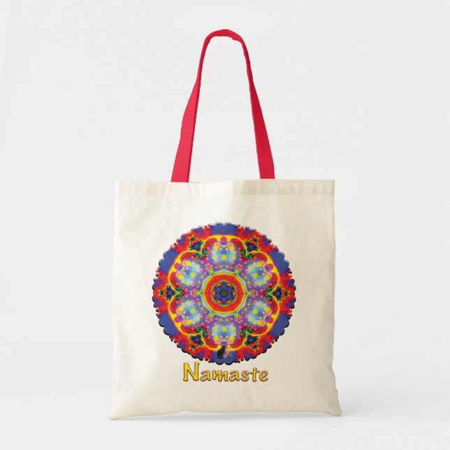 Paradigm Namaste Kaleidoscope Tote Bag (Front)