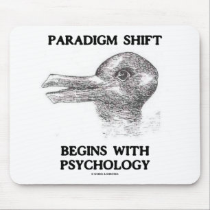 Paradigm Shift Begins With Psychology Mouse Pad