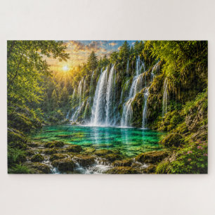 Paradis de la Cascade d'Émeraude Puzzle