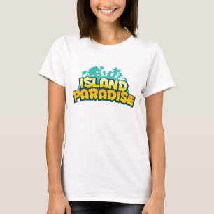 Paradis d'île - le T-shirt jaune des femmes