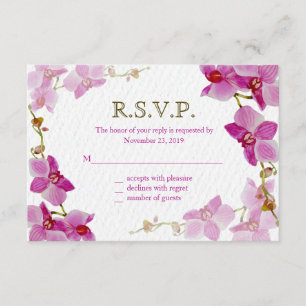 Paradis d'orchidée, cartes de réponse