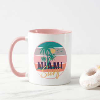 paradis du surf miami plage Mug