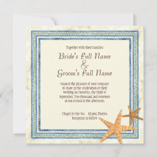 Paradis tropical de l'île - Faire-part de mariage