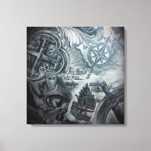 Paradise awaits canvas print