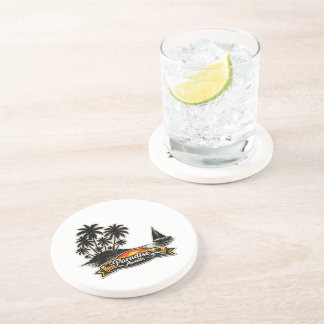 🏝️🌅  “Paradise Awaits” Sandstone Coaster 🌴✨