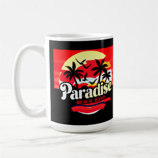 Paradise Beach Band: Tropical Vibes Coffee Mug