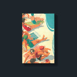 Paradise Beach Club Canvas Print<br><div class="desc">© Wild Apple Portfolio / Wild Apple.  Fun in the sun and more on the beach. This image has Paradise Beach Club written on the right side.</div>