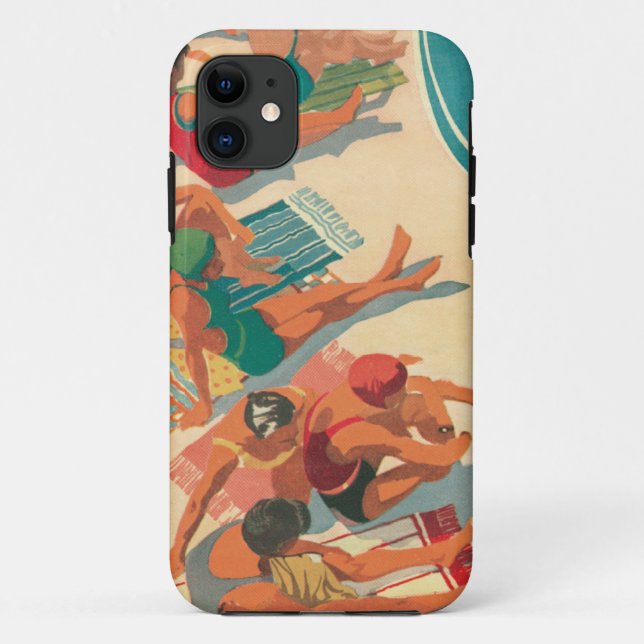 Paradise Beach Club Case-Mate iPhone Case (Back)
