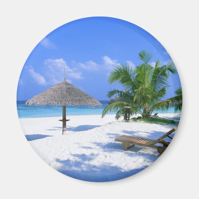 Paradise beach magnet (Front)