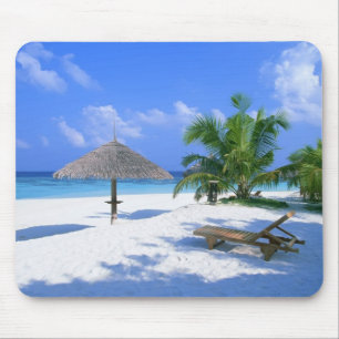 Paradise beach mouse pad