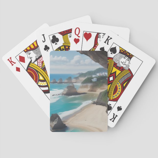 Paradise Beach Playing Cards (Back)