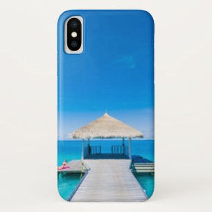 Paradise Beach   Tropical Resort, Maldives Case-Mate iPhone Case