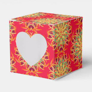 Paradise Bird Orchid  Favor Box