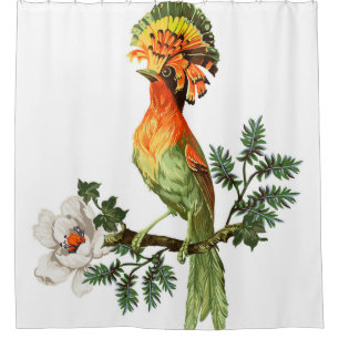 Paradise Birds: Exotic Floral Background