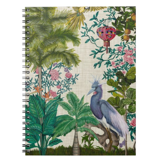Paradise Chinoiserie Notebook (Front)