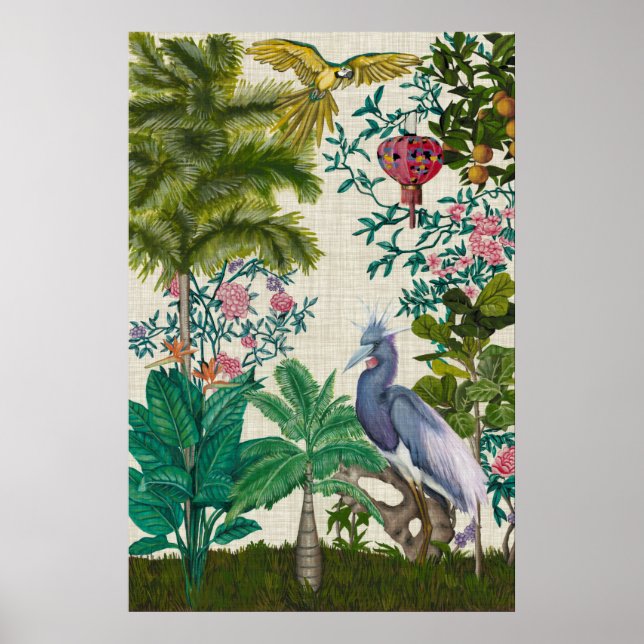 Paradise Chinoiserie Poster (Front)