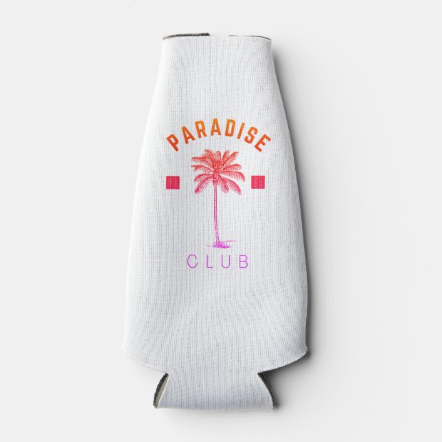 Paradise Club long neck cooler (Front)