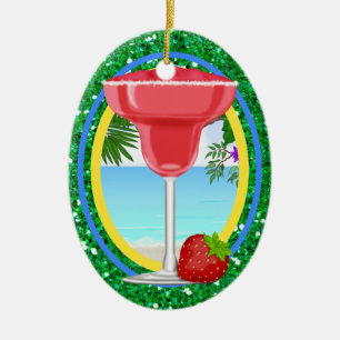 Paradise Cocktail Ceramic Ornament