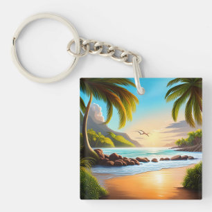 Paradise Cove Keychain