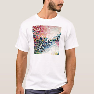 PARADISE DREAMS Colourful Abstract Painting T-Shirt