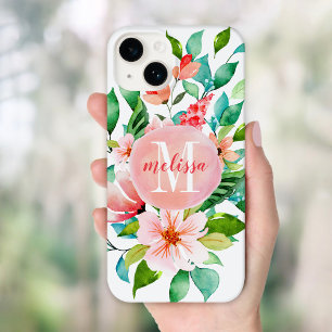 Paradise Floral Watercolor Monogram