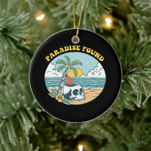 PARADISE FOUND CERAMIC ORNAMENT
