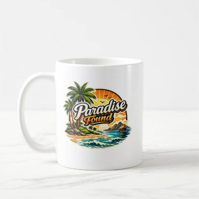 Paradise Found  Coffee Mug (Left)