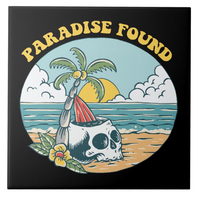 PARADISE FOUND TILE (Front)