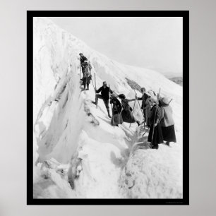Paradise Glacier Climbing 1921 Poster