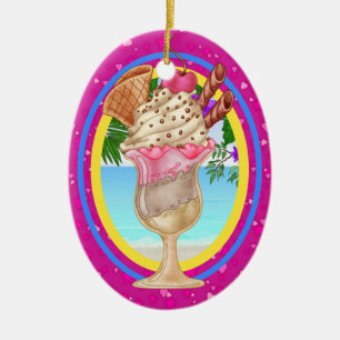 Paradise Ice Cream - SRF Ceramic Ornament