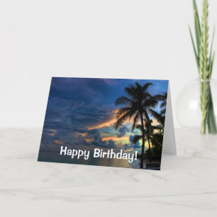 Paradise is where you are Birthday Card