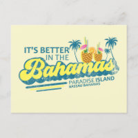 Paradise Island Bahamas Carte postale Vacances Cro