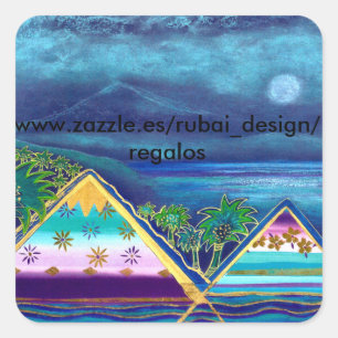 Paradise Island individualized sticker