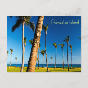 Paradise Island Landscape Postcard