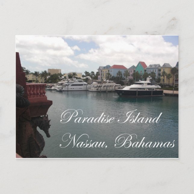 Paradise Island Postcard (Front)