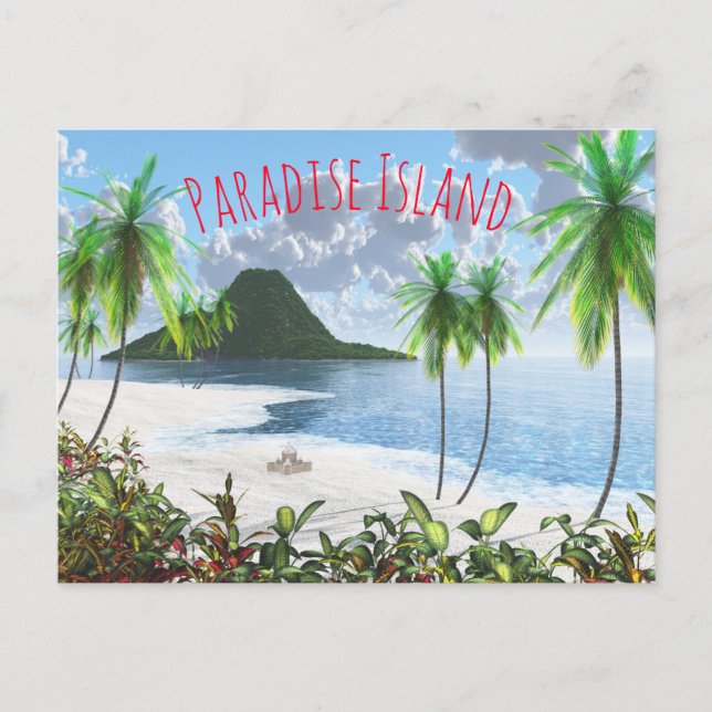 Paradise Island Postcard (Front)