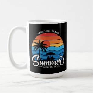 Paradise Island Santa Monica Beach-35307 Coffee Mug