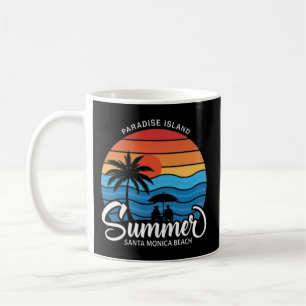 Paradise Island Santa Monica Beach-35307 Coffee Mug