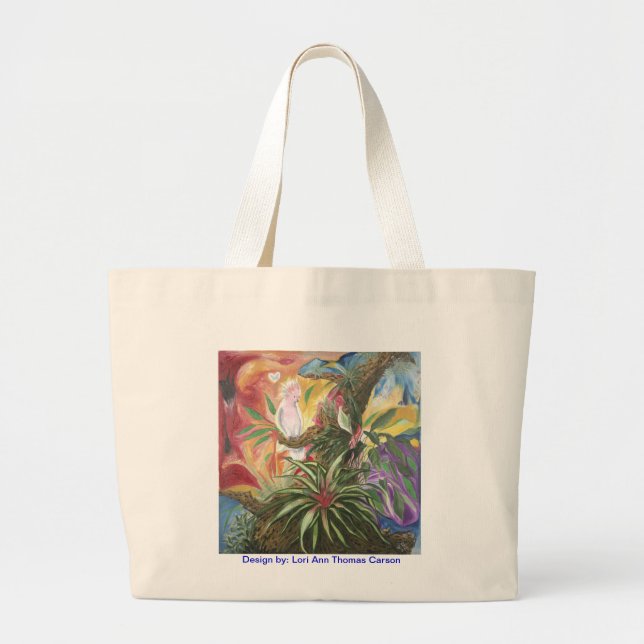 Paradise Large Beach Bag (Front)