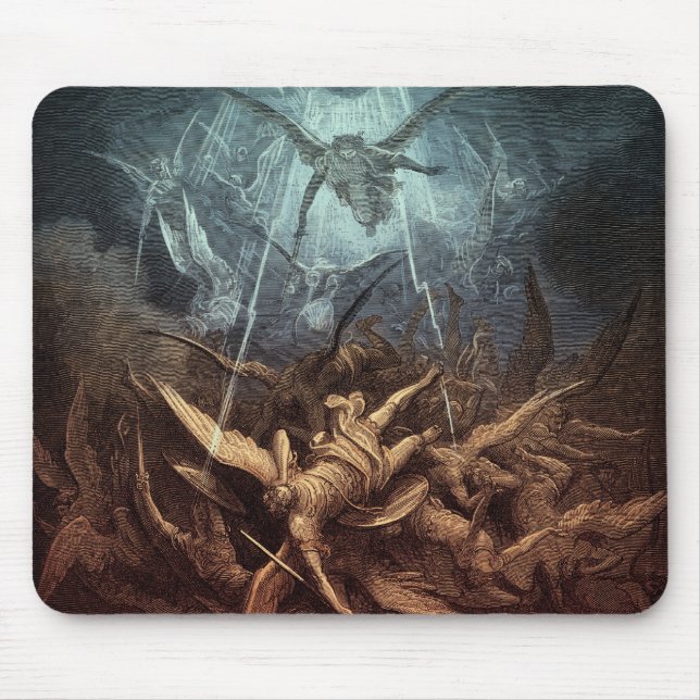 Paradise Lost: Fall Of The Rebel Angels Mouse Pad (Front)